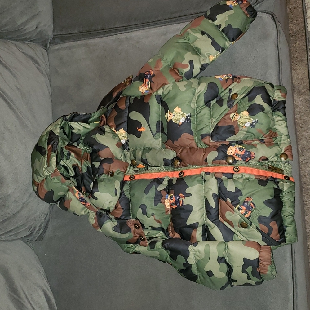 Polo ralph lauren toddler camo coat/jacket